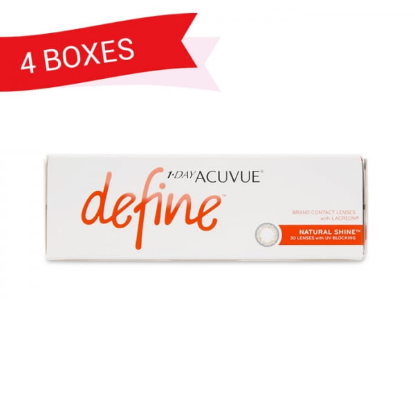 1-DAY ACUVUE DEFINE NATURAL SHINE (4 Boxes)