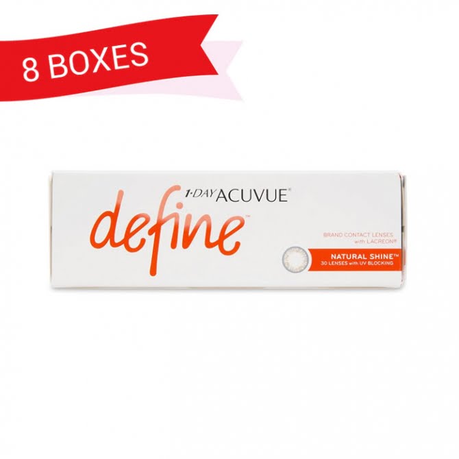 1-DAY ACUVUE DEFINE NATURAL SHINE (8 Boxes)
