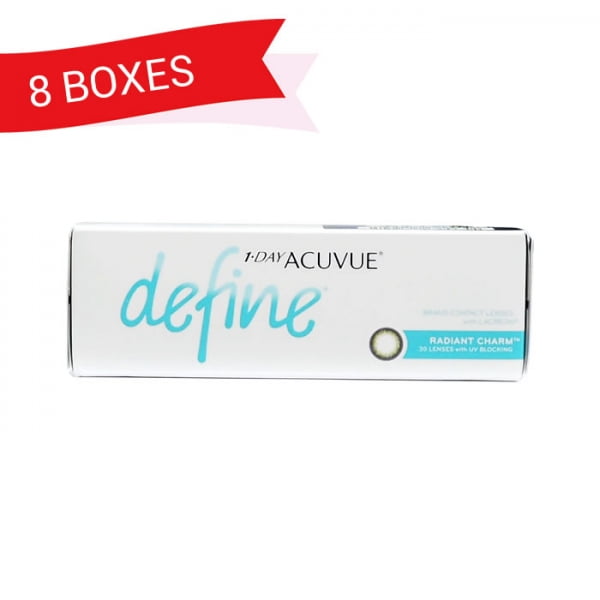 1-DAY ACUVUE DEFINE RADIANT CHARM (4 Boxes)