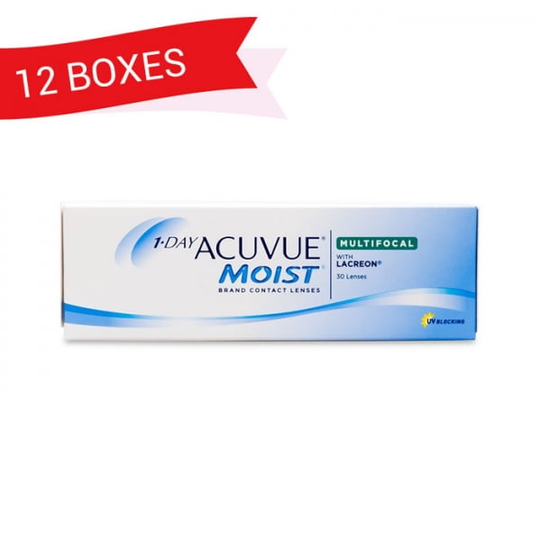 1-DAY ACUVUE MOIST MULTIFOCAL (12 Boxes)
