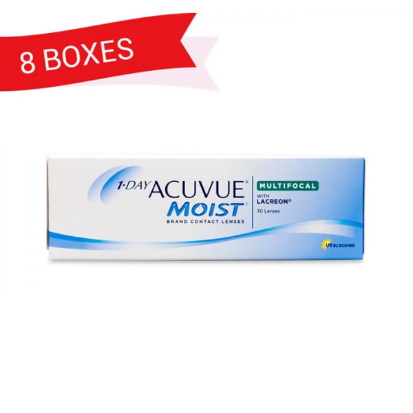1-DAY ACUVUE MOIST MULTIFOCAL (8 Boxes)