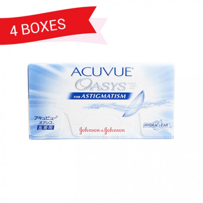 ACUVUE OASYS FOR ASTIGMATISM (4 Boxes)
