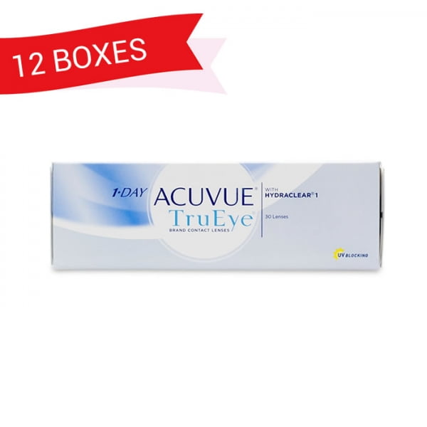 1-DAY ACUVUE TRUEYE (12 Boxes)