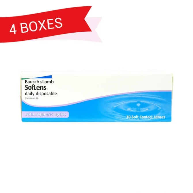 SOFLENS DAILY DISPOSABLE (4 Boxes)
