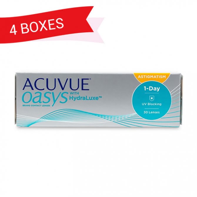 ACUVUE OASYS 1-DAY FOR ASTIGMATISM (4 Boxes)