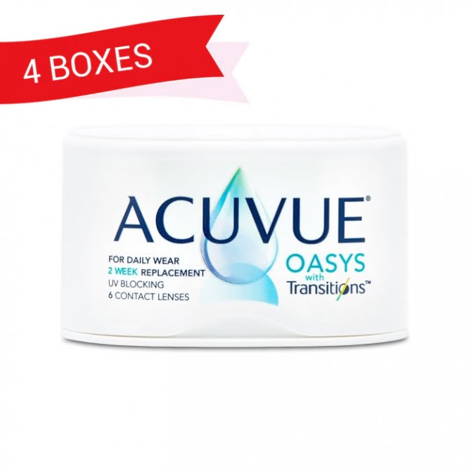 ACUVUE OASYS WITH TRANSITIONS (4 Boxes)