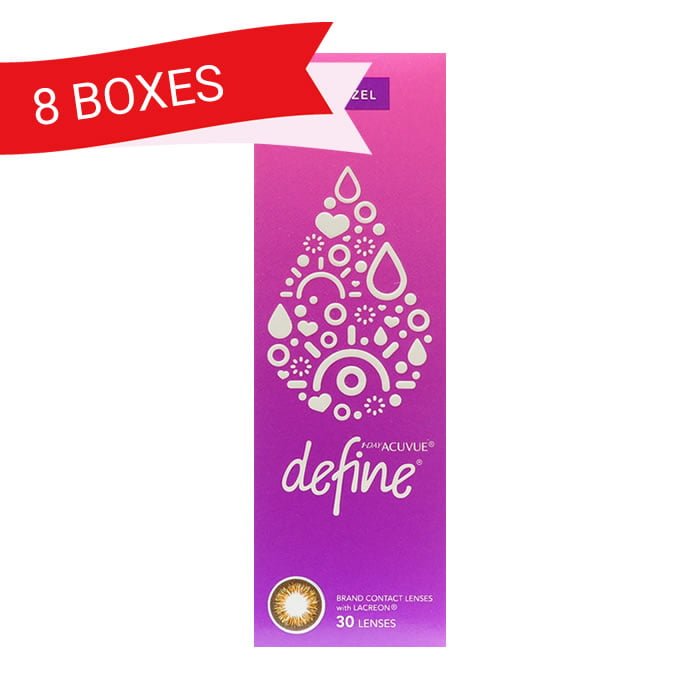 1-Day Acuvue Define - Fresh Hazel (8 Boxes)