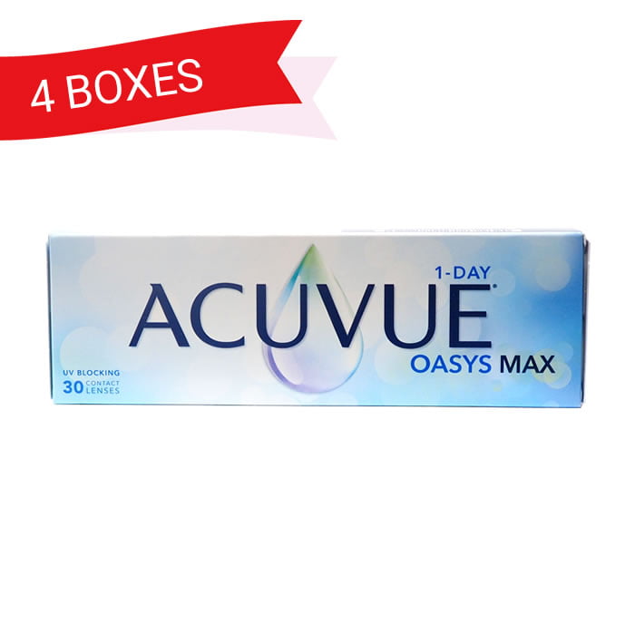 ACUVUE OASYS MAX 1-Day (4 Boxes)